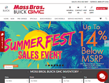 Tablet Screenshot of mossbrosbuickgmcmorenovalley.com